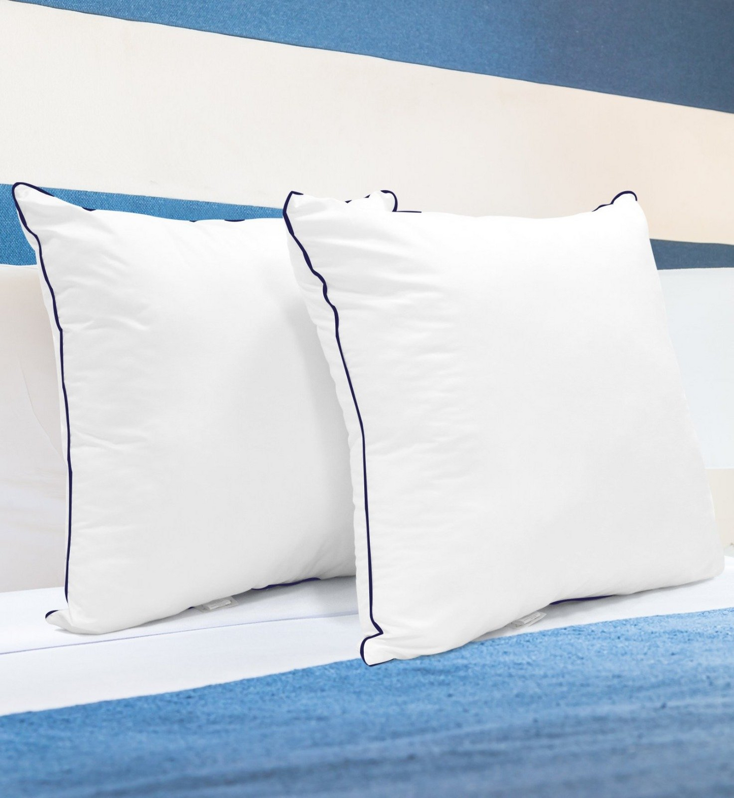 Set of 2 Microfiber Pillows