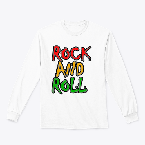 Rock And Roll Colorful, Musically Inclined and Motivational Design for