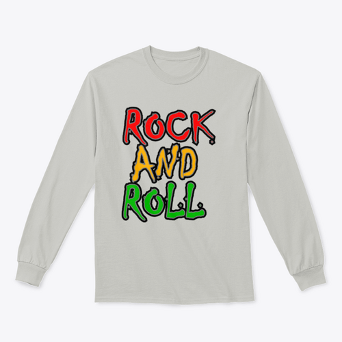 Rock And Roll Colorful, Musically Inclined and Motivational Design for