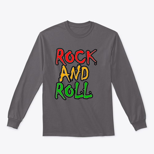 Rock And Roll Colorful, Musically Inclined and Motivational Design for