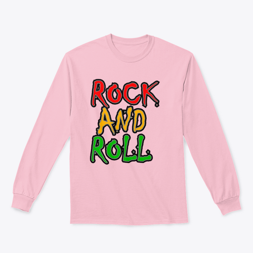 Rock And Roll Colorful, Musically Inclined and Motivational Design for