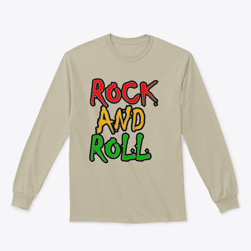 Rock And Roll Colorful, Musically Inclined and Motivational Design for