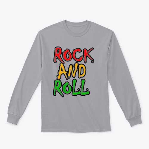 Rock And Roll Colorful, Musically Inclined and Motivational Design for