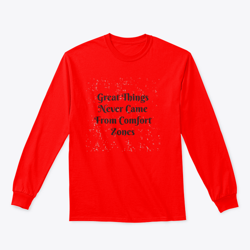 Great Things Never Came From Comfort Zones Vintage Design for