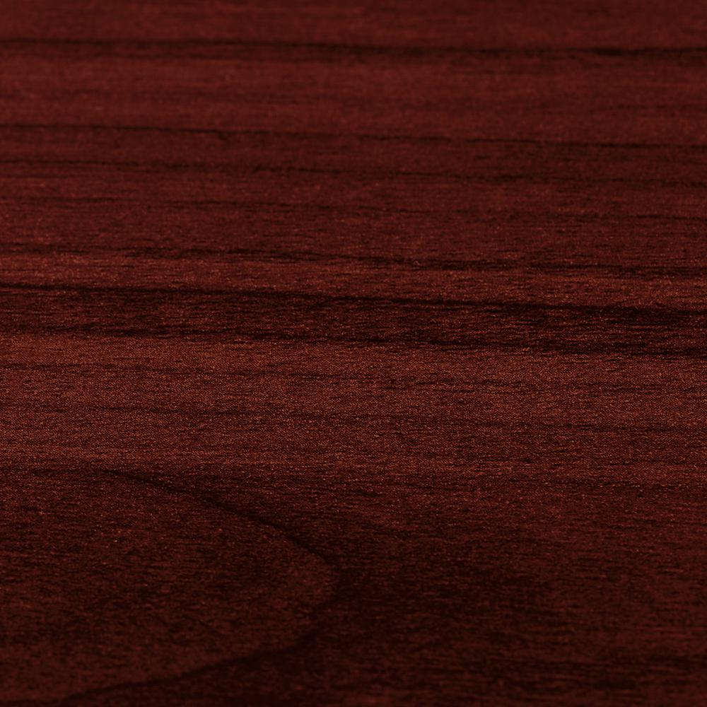 Lorell Chateau Series Desk - 36" x 72" x 29.5" , 1.5" Top - Reeded Edge - Finish: Mahogany Laminate Surface