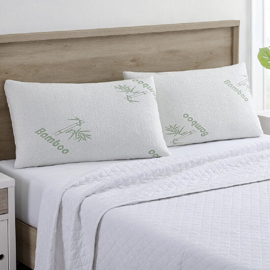 Bamboo Memory Foam Pillows (1- or 2-Pack)