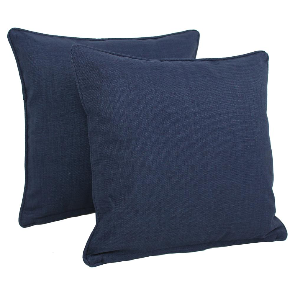 18-inch Outdoor Spun Polyester Square Throw Pillows (Set of 2)